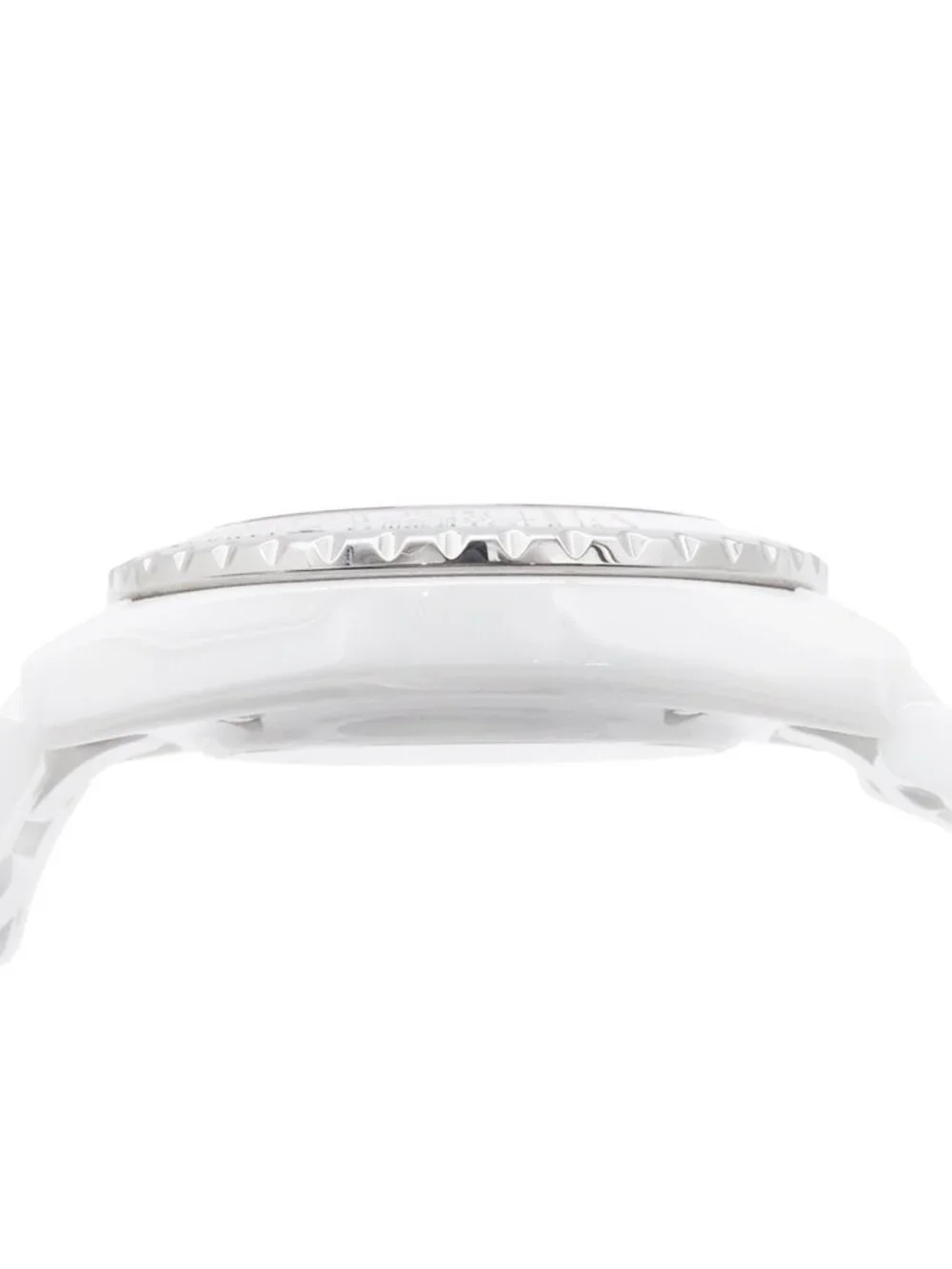 Chanel 20 White Ceramic SS Diamond World Book Limited 38 Watch